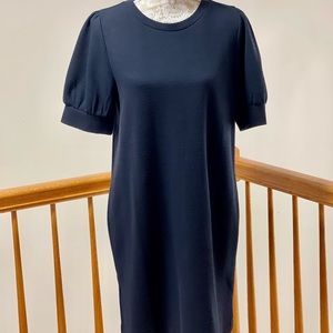 Balloon short sleeve dress